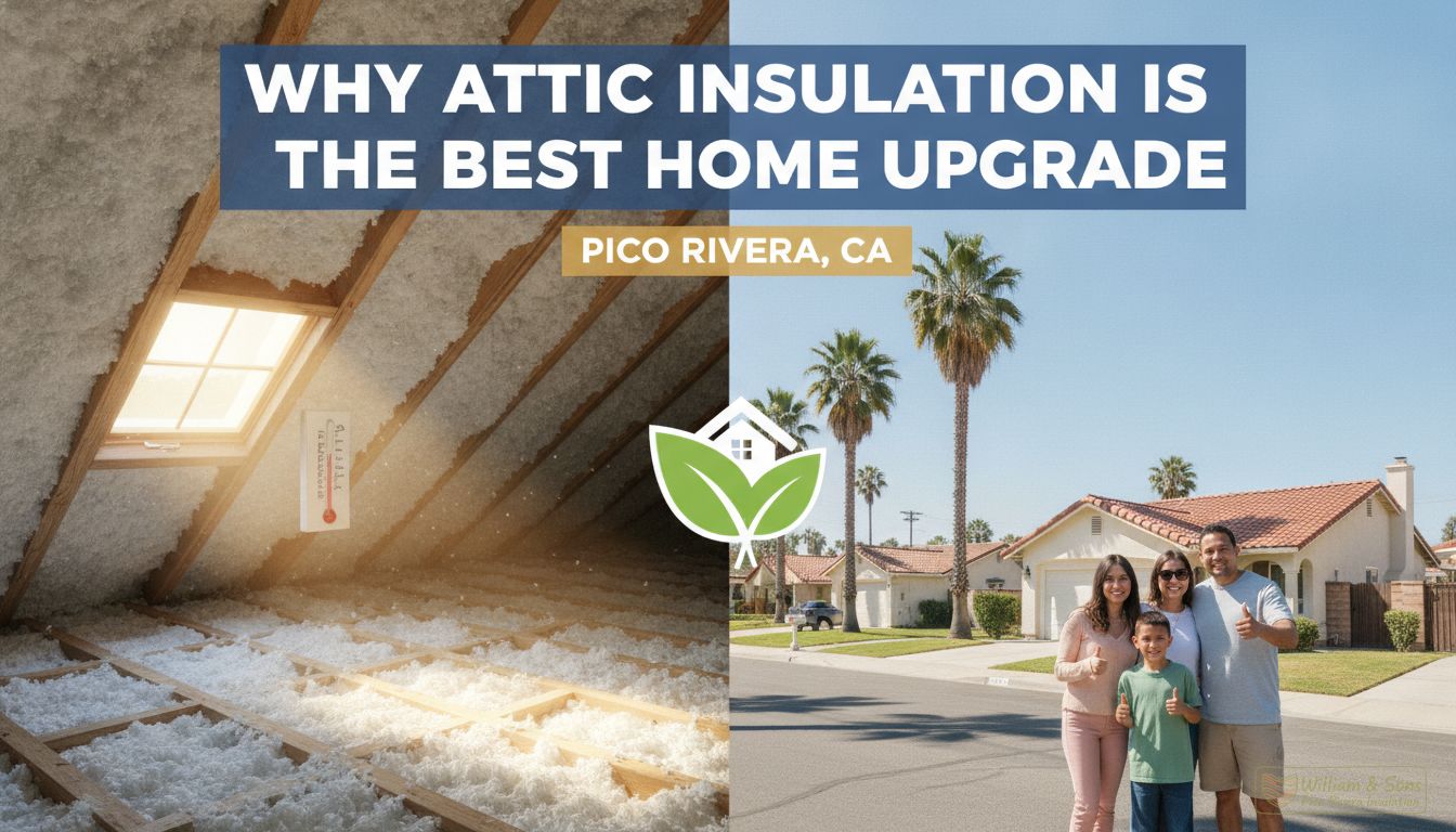 Why Attic Insulation Is the Best Home Upgrade You Can Make in Pico Rivera, CA
